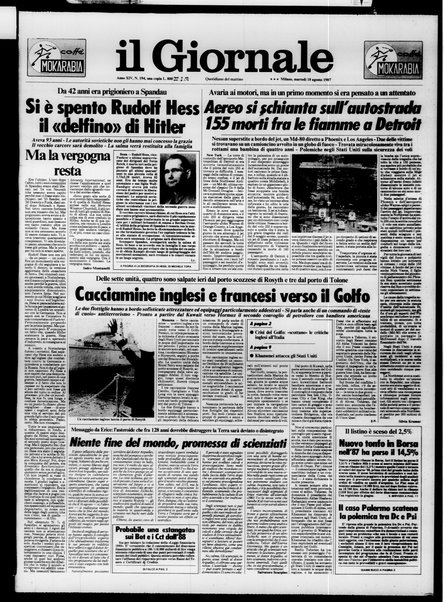 Il giornale : quotidiano del mattino